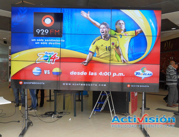 alquiler pantallas gigantes bogota